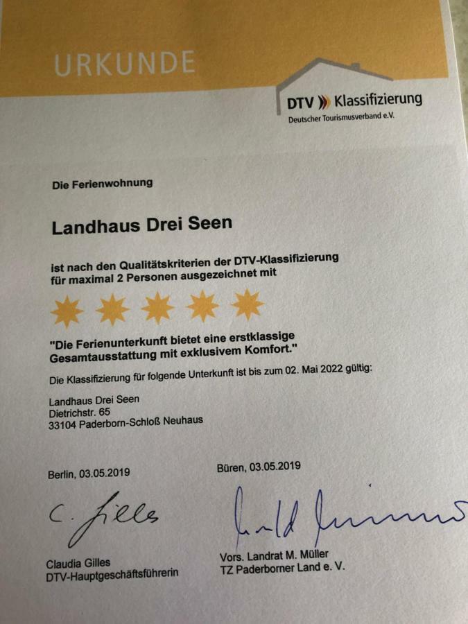 Landhaus Drei Seen Paderborn Eksteriør bilde